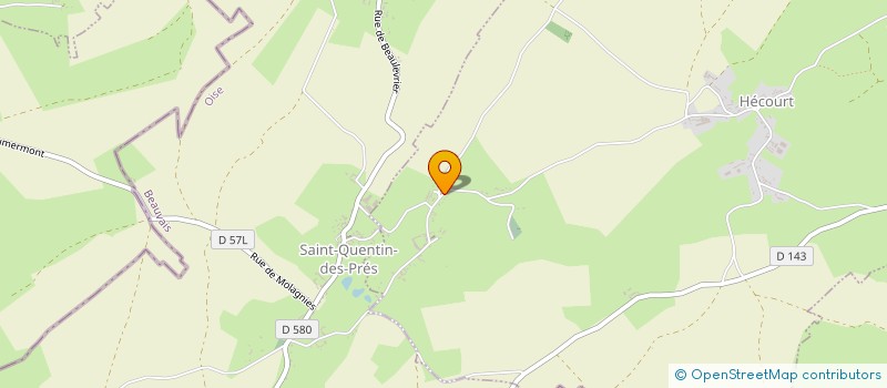 localisation de l'entreprise SCI SUB STYLE  HECOURT