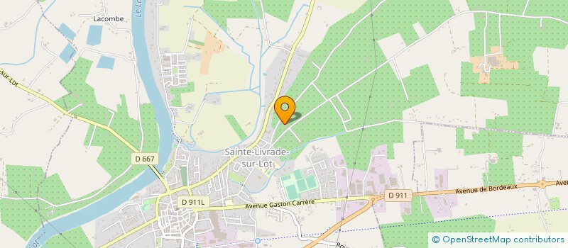 localisation de l'entreprise SCI SUBELAMI  SAINTE LIVRADE SUR LOT