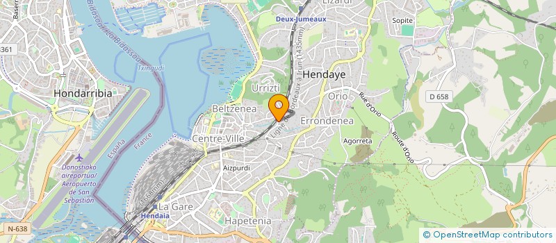 localisation de l'entreprise SCI SUBERNOA  HENDAYE