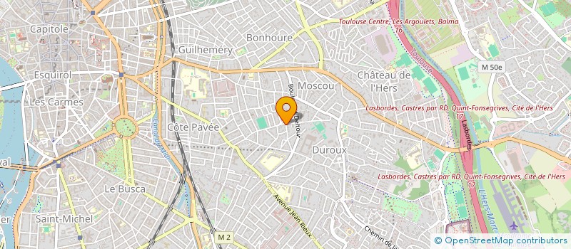 localisation de l'entreprise SCI SUBILA à TOULOUSE