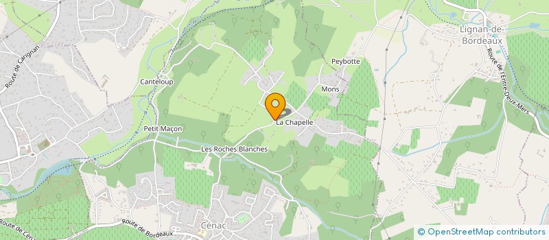 localisation de l'entreprise SCI SUBRA  CENAC