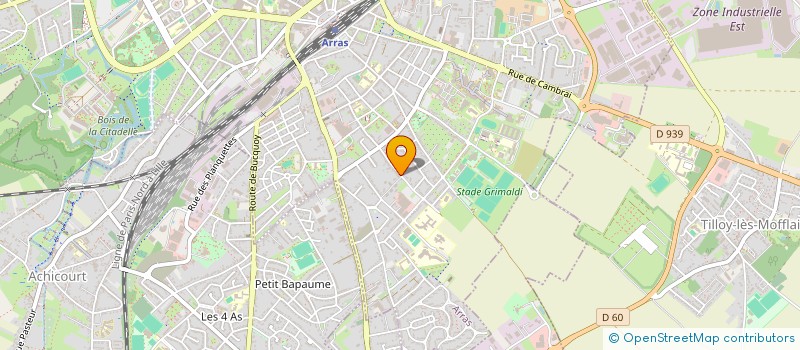 localisation de l'entreprise SCI SUBU à ARRAS