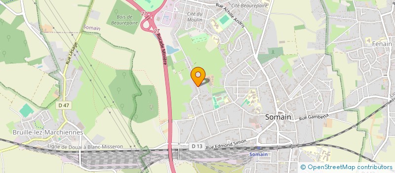 localisation de l'entreprise SCI SUCAROSA  SOMAIN