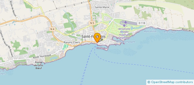 localisation de l'entreprise SCI SUCCAB à SAINT-FRANCOIS
