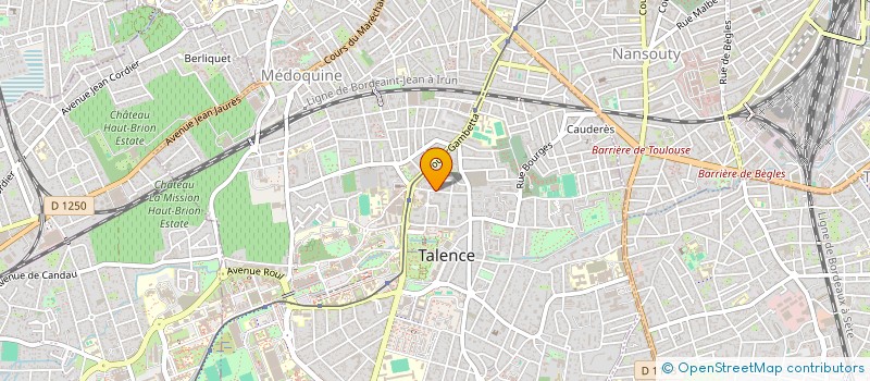 localisation de l'entreprise SCI SUCCES  TALENCE