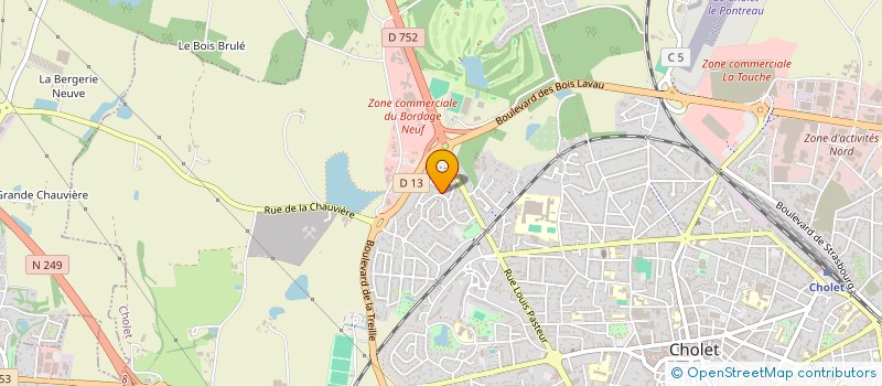 localisation de l'entreprise SCI SUCCESS à CHOLET