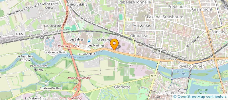 localisation de l'entreprise SCI SUCCESS PARIS  TOURS