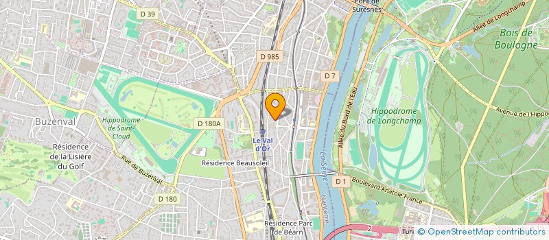 localisation de l'entreprise SCI SUCHET 87 à SAINT-CLOUD