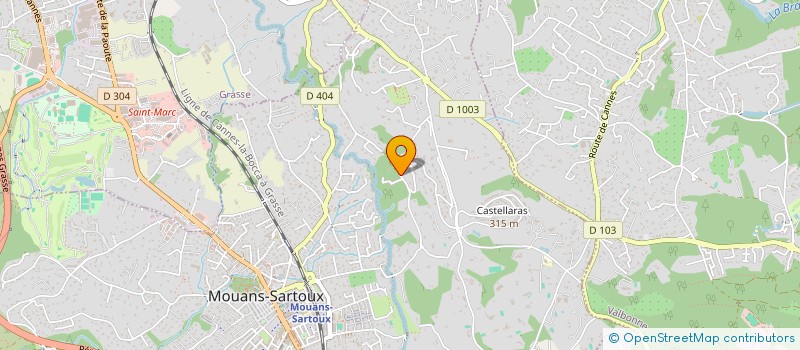 localisation de l'entreprise SCI SUCHET RICHARD  MOUANS-SARTOUX