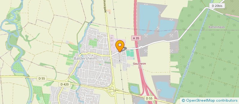 localisation de l'entreprise SCI SUCIU  BALDERSHEIM