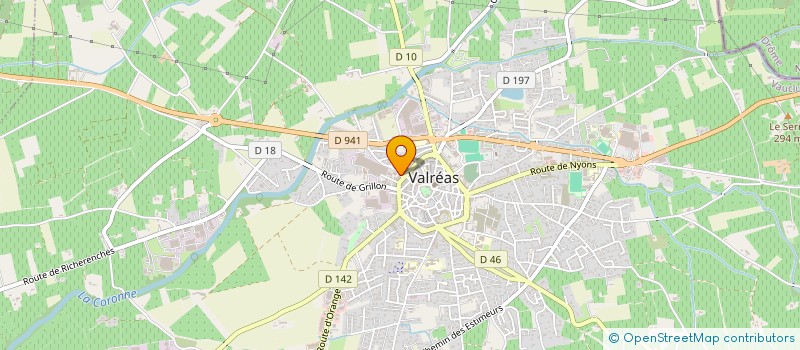 localisation de l'entreprise SCI SUCLO à VALREAS