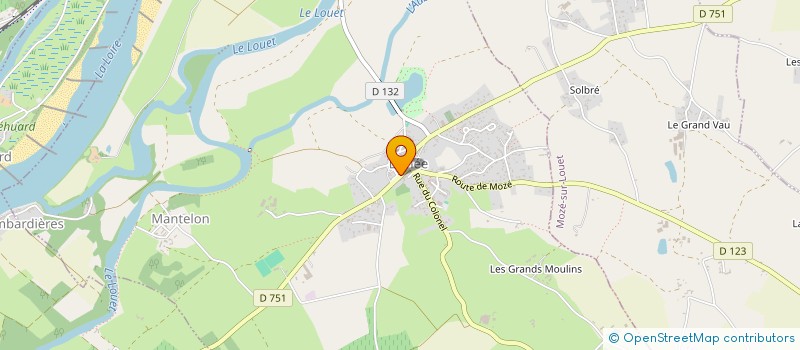 localisation de l'entreprise SCI SUCRE  DENEE