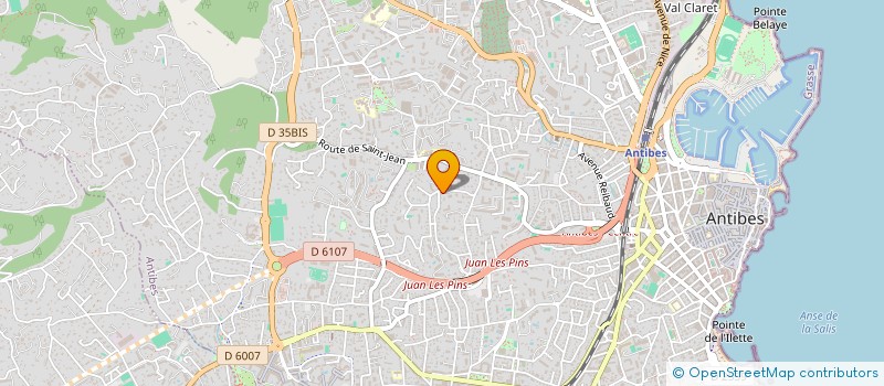localisation de l'entreprise SCI SUCRE SALE à ANTIBES