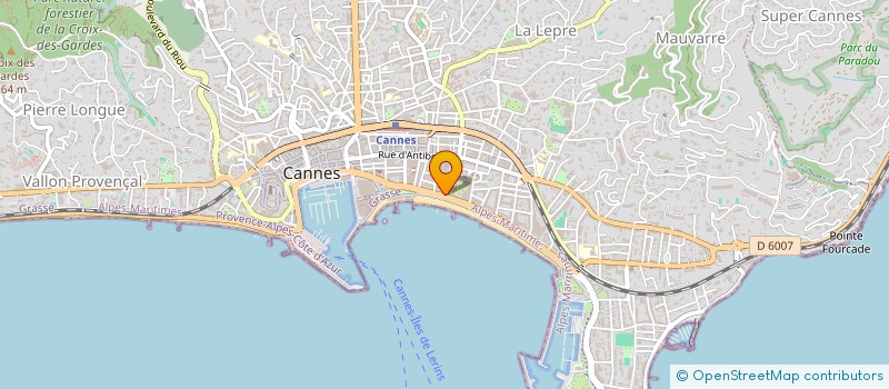 localisation de l'entreprise SCI SUCS DE CANNES  CANNES
