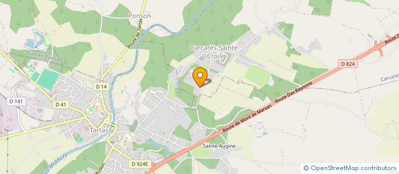 localisation de l'entreprise SCI SUCUBA  CARCARES-SAINTE-CROIX