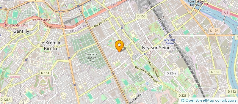 localisation de l'entreprise SCI SUCY LE PARC à IVRY-SUR-SEINE