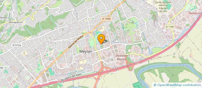 localisation de l'entreprise SCI SUD  MEYLAN