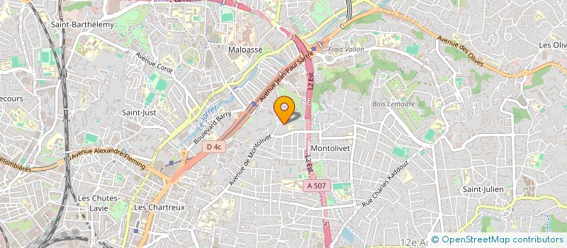 localisation de l'entreprise SCI SUD AVENIR à MARSEILLE