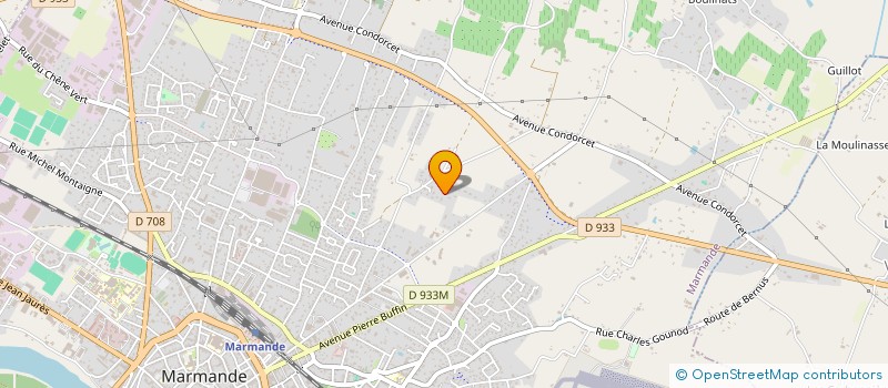 localisation de l'entreprise SCI SUD CYPRES  MARMANDE