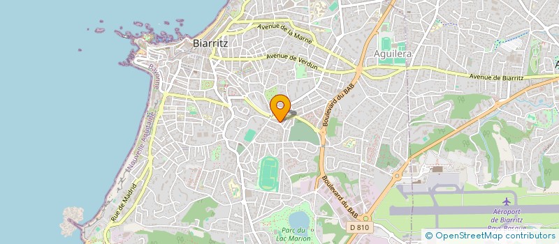 localisation de l'entreprise SCI SUD LANDES ALIENOR à BIARRITZ