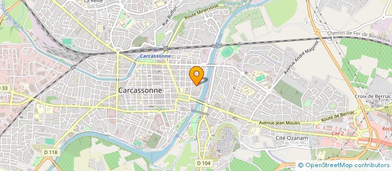 localisation de l'entreprise SCI SUD LOINTAIN à CARCASSONNE