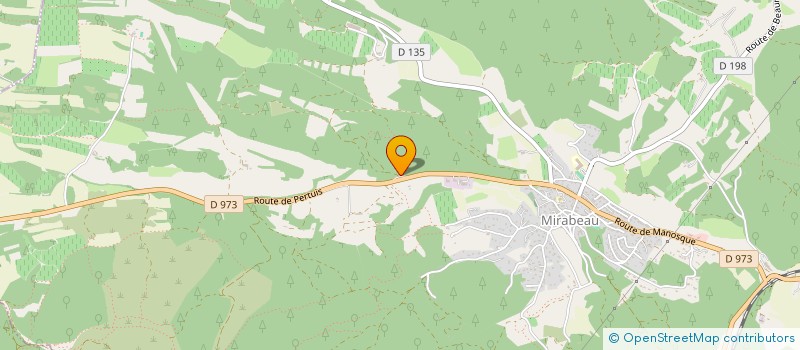 localisation de l'entreprise SCI SUD LUBERON  MIRABEAU