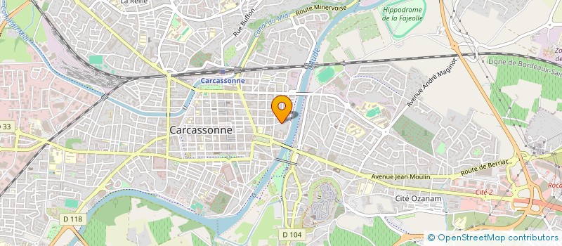 localisation de l'entreprise SCI SUD MARIN à CARCASSONNE