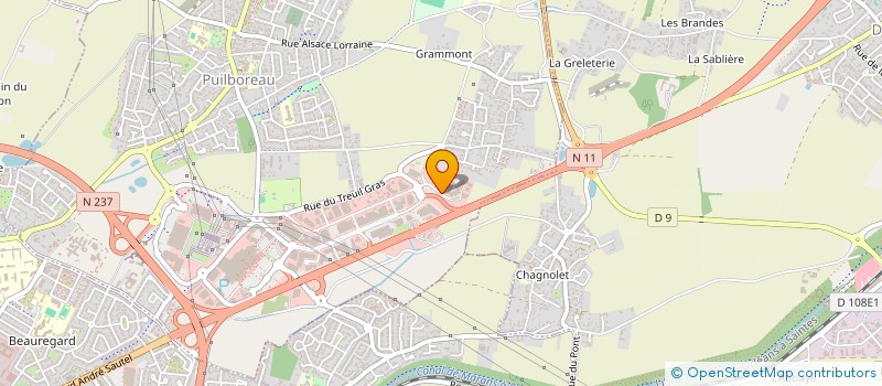 localisation de l'entreprise SCI SUD-OCEAN  PUILBOREAU