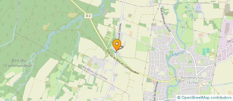 localisation de l'entreprise SCI SUD ORIZON  BORDERES-SUR-L'ECHEZ