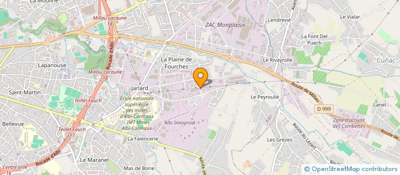 localisation de l'entreprise SCI SUD SIGEAN à ALBI