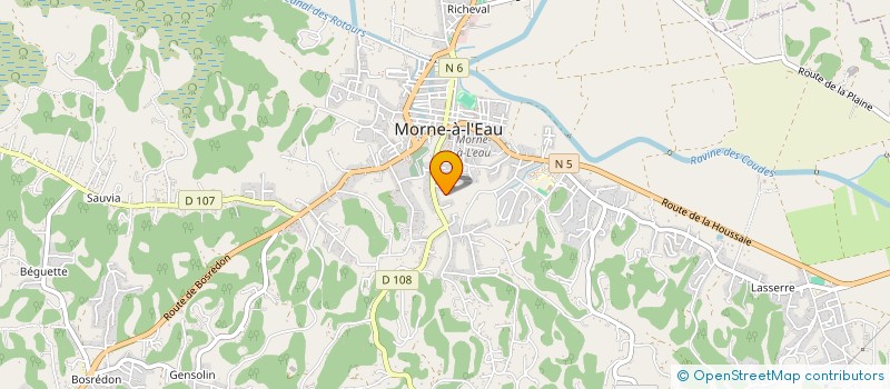 localisation de l'entreprise SCI SUD TROPICAL à MORNE A L EAU