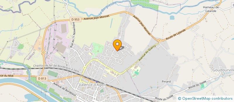 localisation de l'entreprise SCI SUDAVENIR à VALENCE