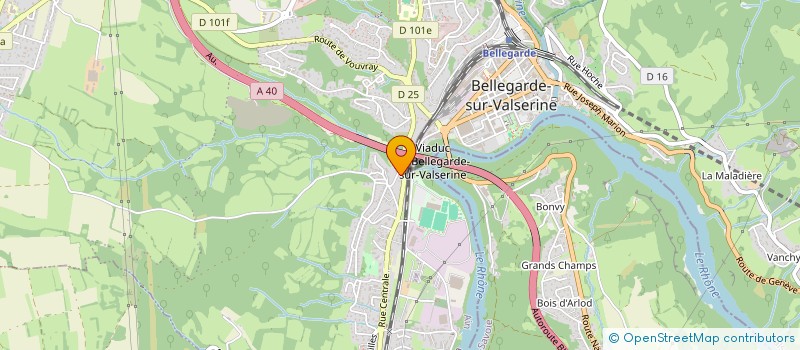 localisation de l'entreprise SCI SUDE  BILLIAT