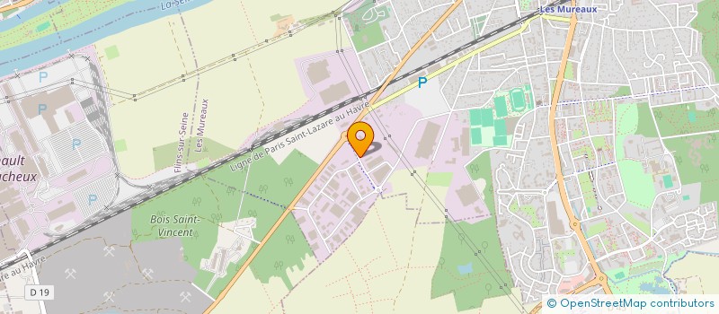 localisation de l'entreprise SCI SUDECO à LES MUREAUX