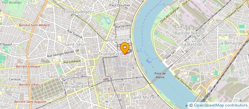 localisation de l'entreprise SCI SUDILAND à BORDEAUX