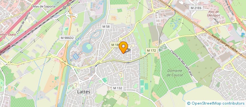 localisation de l'entreprise SCI SUDIMMO34 à LATTES