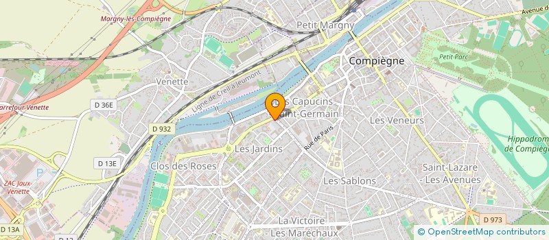 localisation de l'entreprise SCI SUE MOTTELET  COMPIEGNE