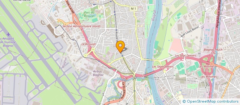 localisation de l'entreprise SCI SUERTE  BLAGNAC