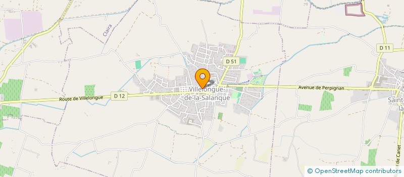 localisation de l'entreprise SCI SUET  VILLELONGUE-DE-LA-SALANQUE