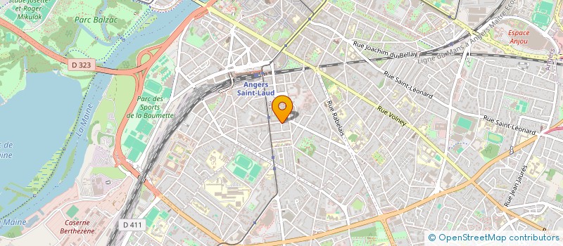 localisation de l'entreprise SCI SUFFREN à ANGERS