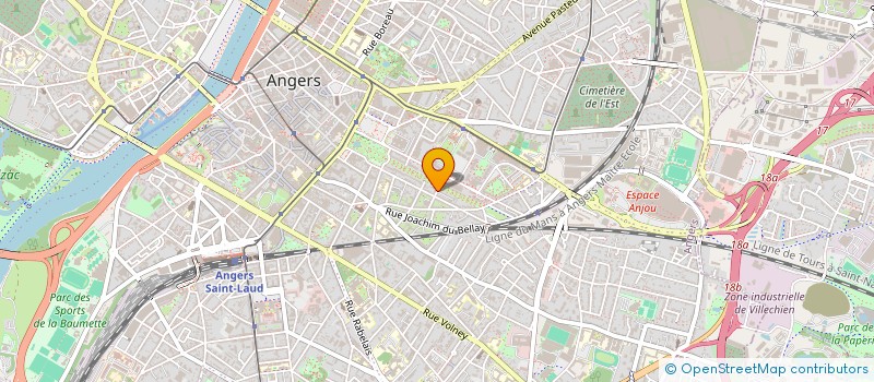 localisation de l'entreprise SCI SUGAB à ANGERS