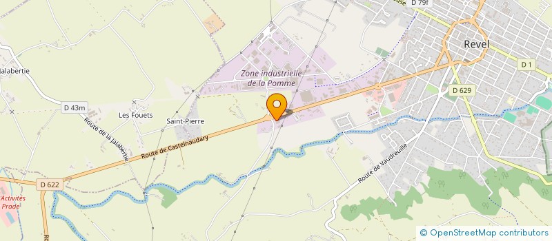 localisation de l'entreprise SCI SUGIL  REVEL