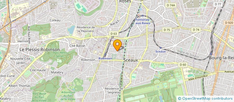 localisation de l'entreprise SCI SUICMEZ à SCEAUX