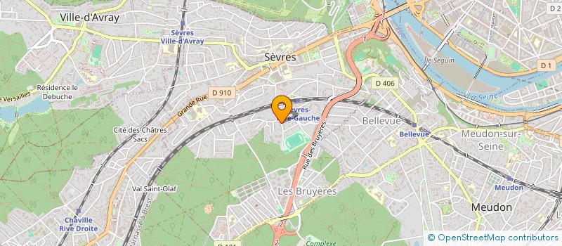 localisation de l'entreprise SCI SUILLEROT BOMMARITO à SEVRES