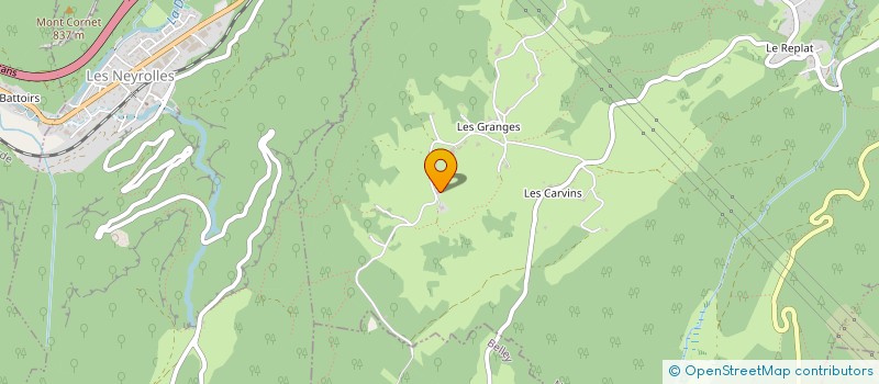 localisation de l'entreprise SCI SUIRE  ECHALLON