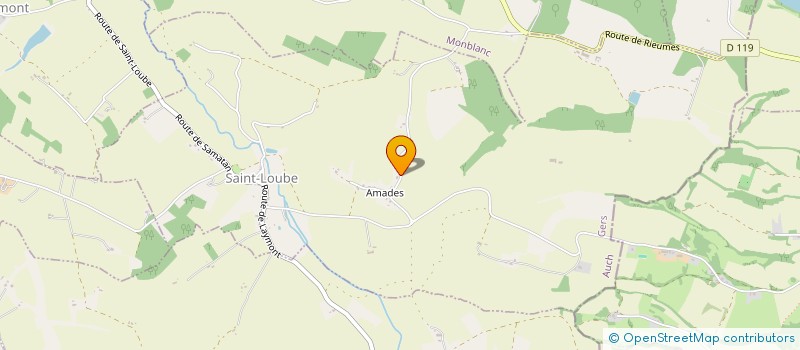 localisation de l'entreprise SCI SUITE FRANCAISE  SAINT-LOUBE