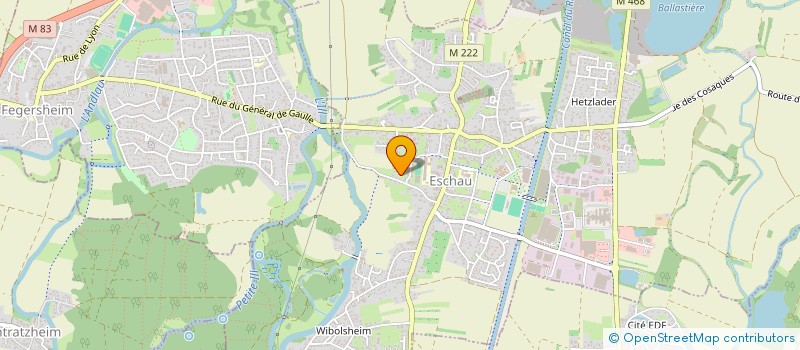 localisation de l'entreprise SCI SUKY  ESCHAU