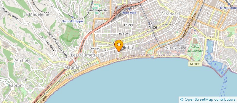 localisation de l'entreprise SCI SULAM  NICE