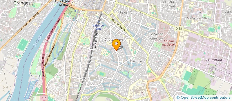 localisation de l'entreprise SCI SULES à VALENCE