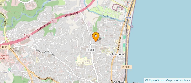 localisation de l'entreprise SCI SULIE à ANTIBES